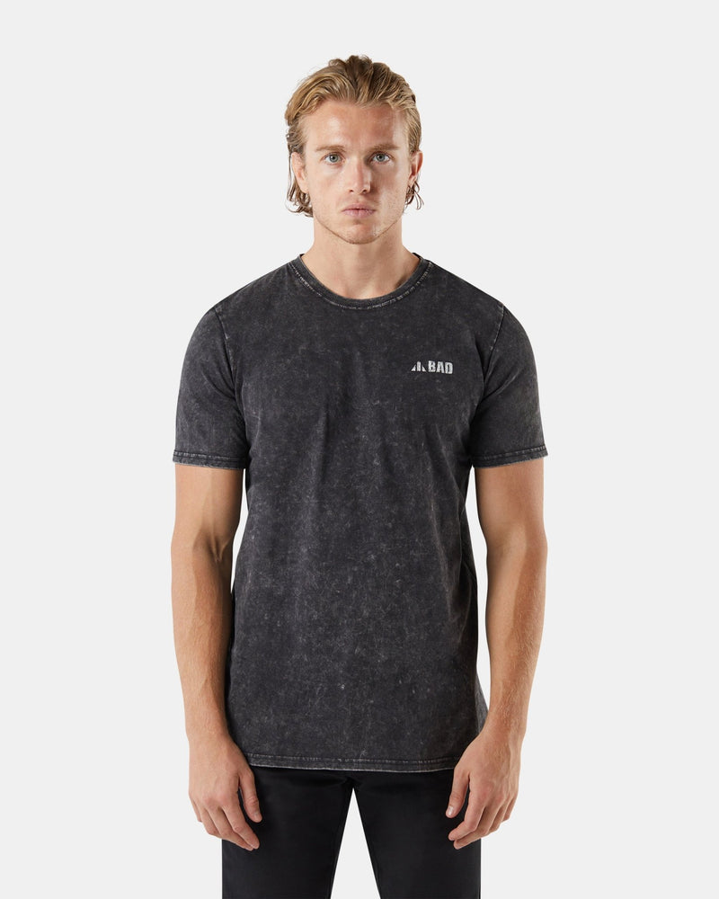 BAD TRADEMARK™ ACID WASH S/S T-SHIRT - BAD WORKWEAR