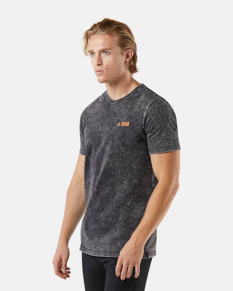 BAD TRADEMARK™ ACID WASH S/S T - SHIRT - BAD WORKWEAR