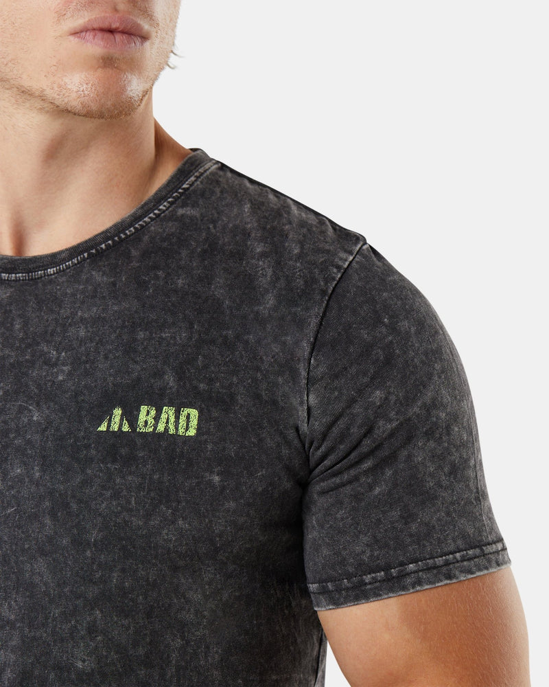 BAD TRADEMARK™ ACID WASH S/S T - SHIRT - BAD WORKWEAR