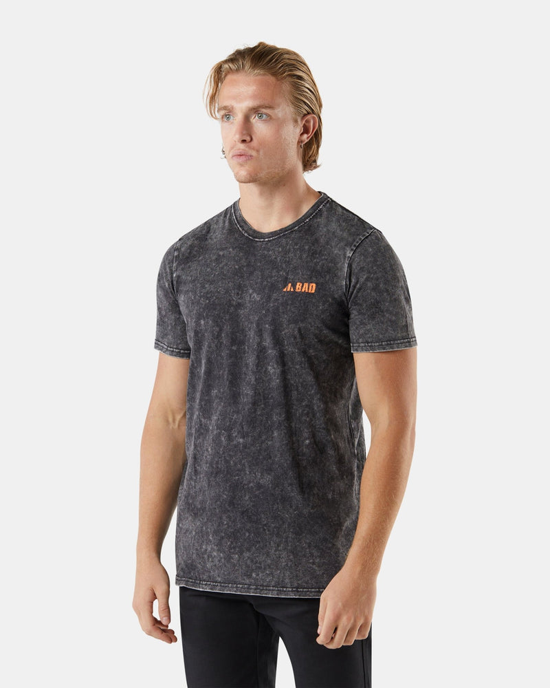 BAD TRADEMARK™ ACID WASH S/S T - SHIRT - BAD WORKWEAR