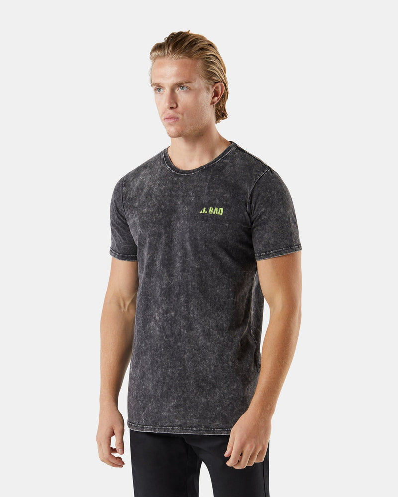 BAD TRADEMARK™ ACID WASH S/S T - SHIRT - BAD WORKWEAR