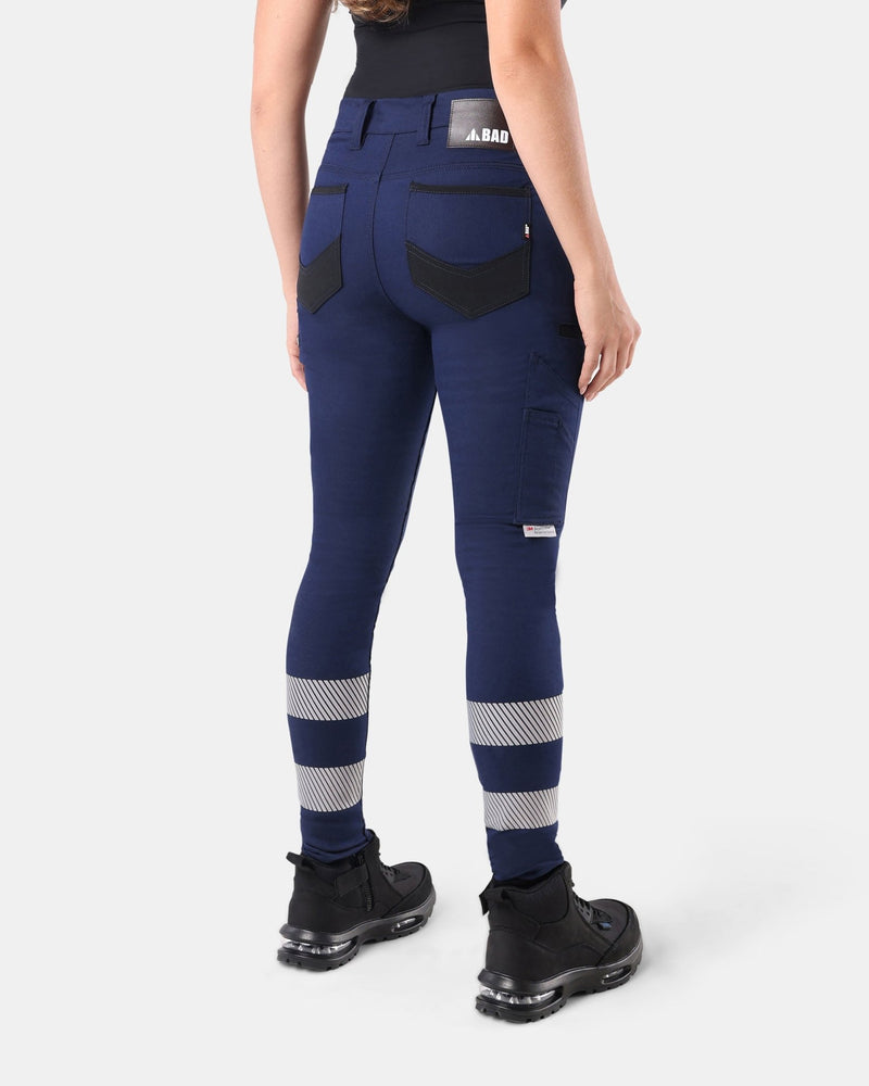BAD WOMENS FLEX™ HYPERMOVE WORK JEGGINGS WITH 3M TAPE - BAD WORKWEAR