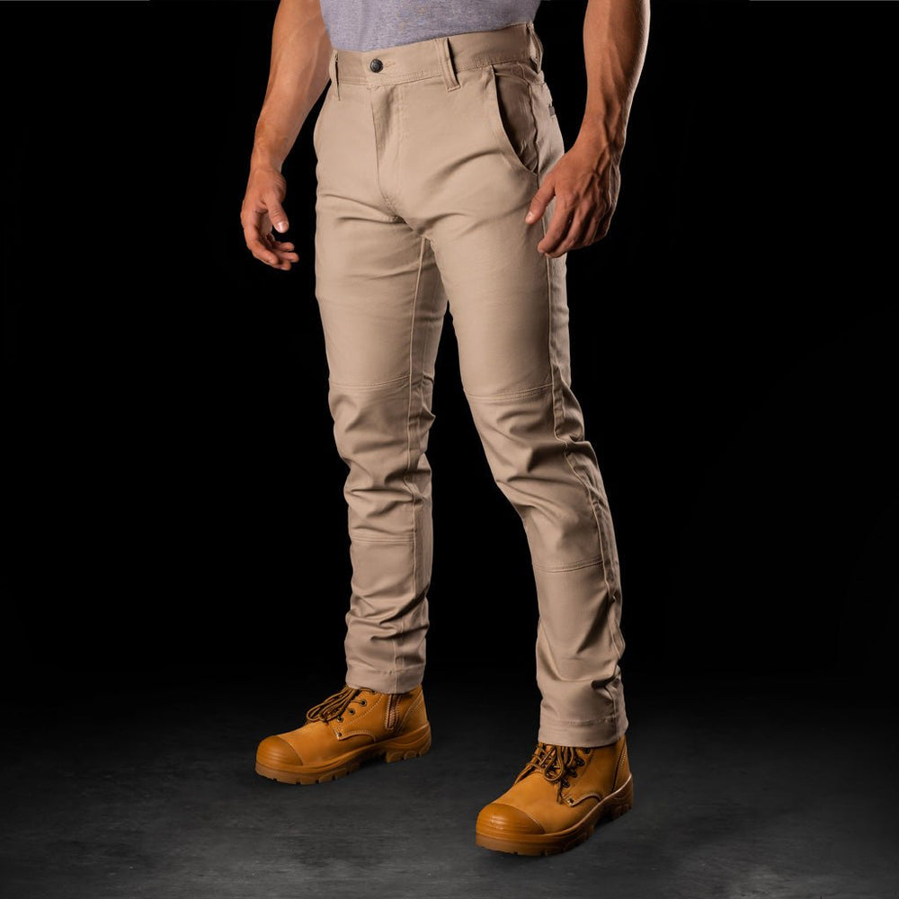 FXD Men's - WP.5 Stretch Tech Light Weight Work Pants - Khaki – Go
