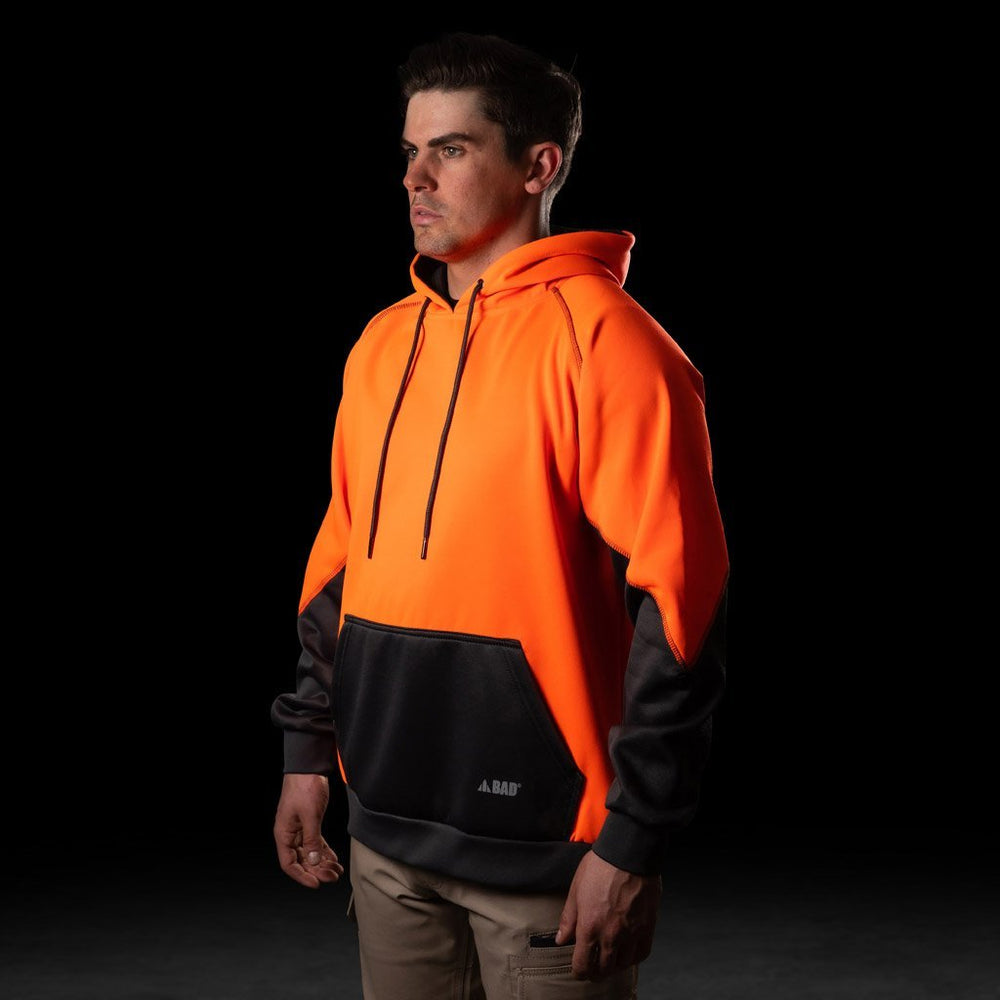 BAD ESSENTIAL™ HI-VIS FLEECE HOODIE - BAD WORKWEAR