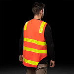 BAD VIC ROADS HI-VIS DAY/NIGHT ZIP SAFETY VEST - BAD WORKWEAR